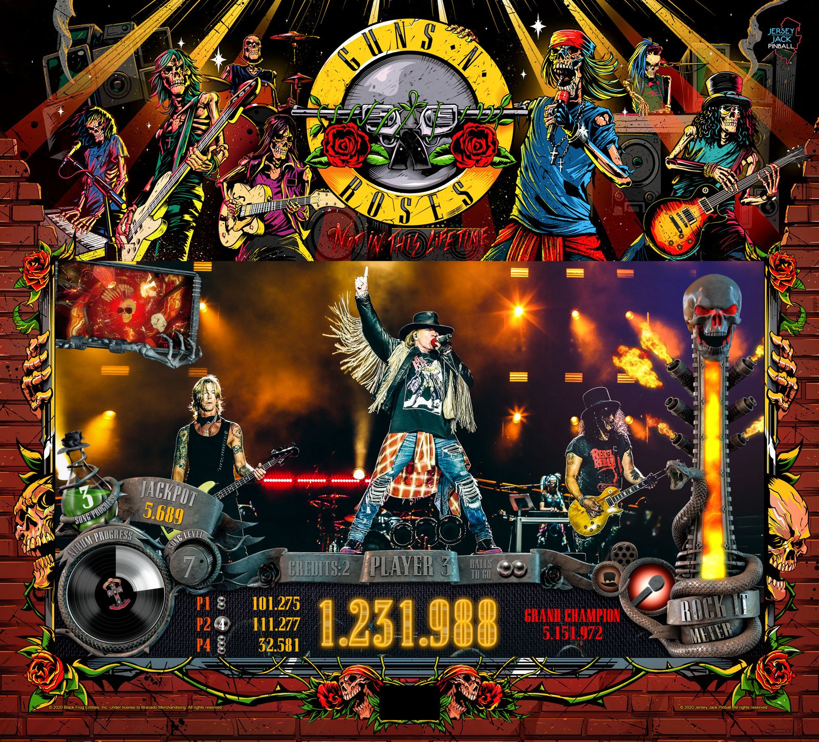 Guns N Roses von Jersey Jack Pinball