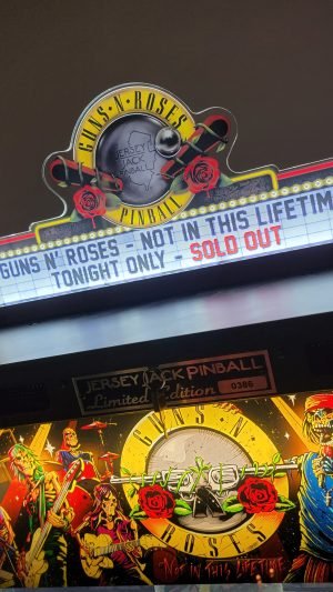 Guns N Roses Pinball Topper – official licence