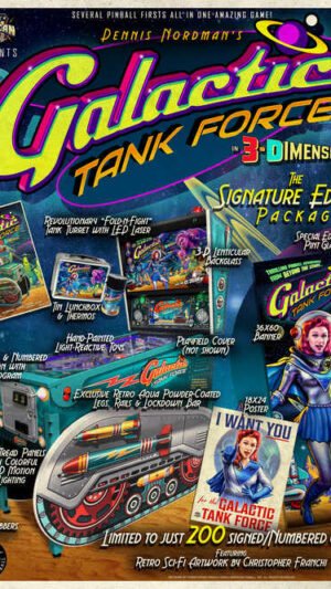 Galactic Tank Force – Signature Edition Pinball Machine