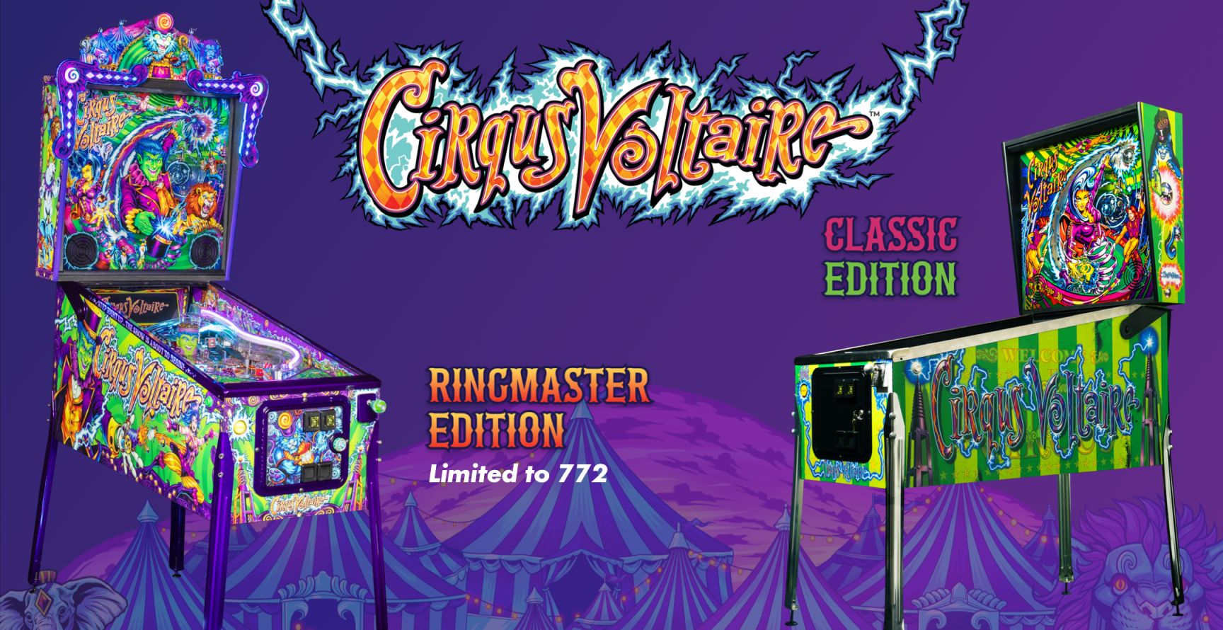 Mehr über den Artikel erfahren New Circus Voltaire by American Pinball
